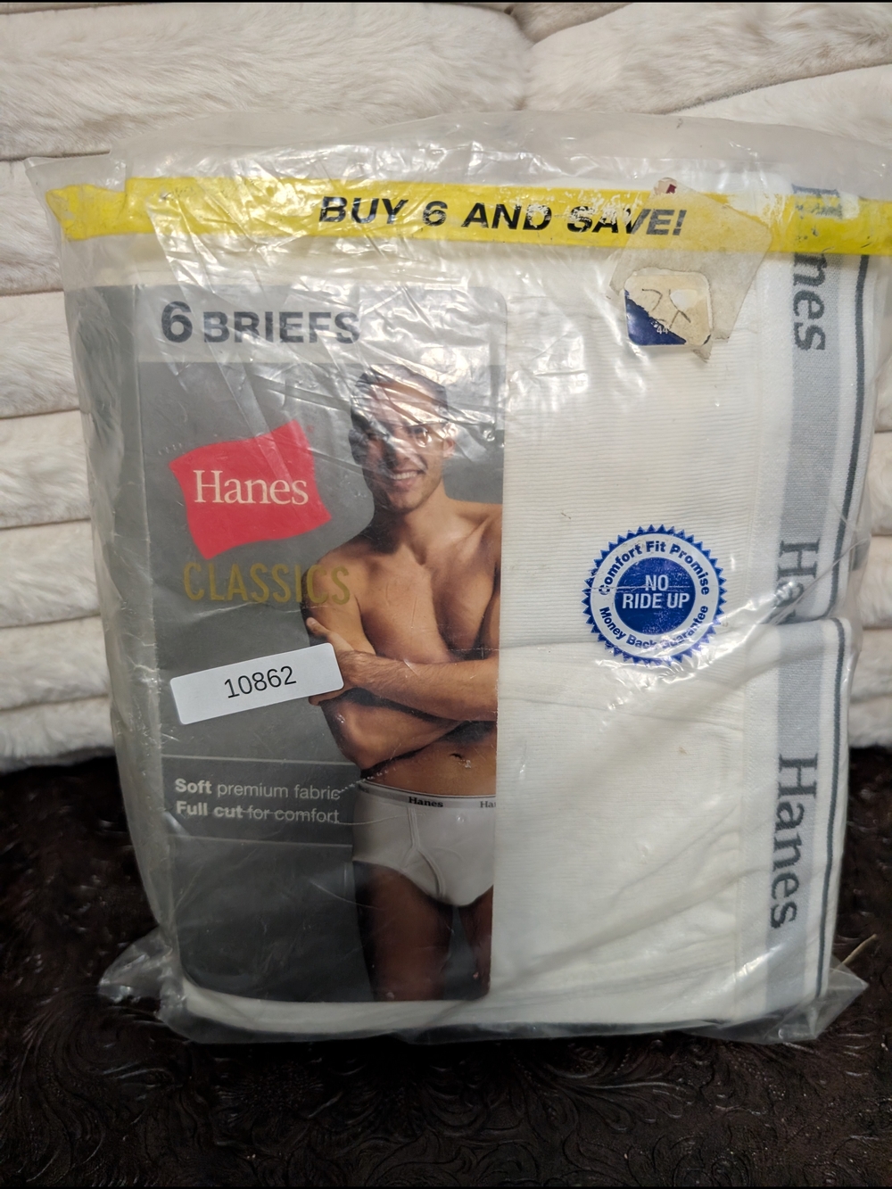 Hanes Men's White Briefs - Pack of 6